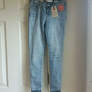 Levis 710 girls Super Skinny Distressed Jeans